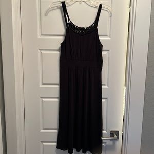 Loft size M Black knit sundress